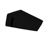 QUIRUMED Coussin Triangulaire de 28 x 30 x 13 cm, Noir, Ergonomique, en Similicuir, Rembourrage Souple, Coussin de Massage, physiothérapie, Soutien Dorsal