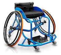 QUIRUMED Fauteuil roulant de basket-ball, Fauteuil roulant de sport, Aluminium, Ceinture de positionnement, Siège rembourré, Automoteur, Jusqu'à 100 kg