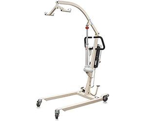 QUIRUMED Grue pour personnes à mobilité réduite, Moteur électrique, Aide de levage patient, Arrêt d'urgence, Pour personnes âgées, Pour handicapés, Jusqu'à 150 kg