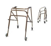 QUIRUMED Marcheur léger en aluminium avec 4 roues