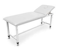 QUIRUMED Table Fixe en Acier réglable en Hauteur Blanc