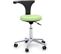 QUIRUMED Tabouret avec Dossier Ergonomique Professionnel Vert Pastel