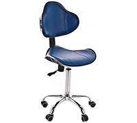 QUIRUMED Tabouret Ergonomique avec Levage à gaz et 5 Roues. Bleu