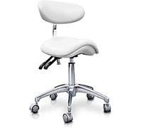 QUIRUMED Tabouret Poney hydraulique Elite multidisciplinaire Blanc
