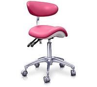 QUIRUMED Tabouret Poney hydraulique Elite multidisciplinaire Rose