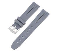 Quirxio Moonswatch Bracelet en caoutchouc incurvé sans espace pour Omega Swatch Joint Planet Series Moon Mercury 20 mm, 20mm, Acétate, Pas de pierre précieuse