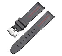 Quirxio Moonswatch Bracelet en caoutchouc incurvé sans espace pour Omega Swatch Joint Planet Series Moon Mercury 20 mm, 20mm, Acétate, Pas de pierre précieuse
