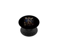 QUIS UT Deus Archange Saint Michel Archange PopSockets PopGrip Adhésif
