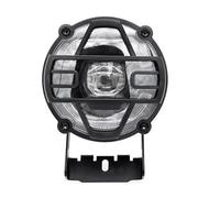 Quisiete Phares de vélo électrique 36 V 48 V Lumière de klaxon de vélo électrique Lumière de tête en alliage d'aluminium imperméable avant de conduite