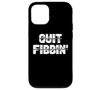 Quit Fibbin Atrial Fibrillation Cardiology LPN Cardiac Nurse Coque pour iPhone 12/12 Pro