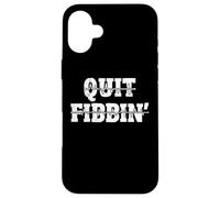 Quit Fibbin Atrial Fibrillation Cardiology LPN Cardiac Nurse Coque pour iPhone 16 Plus