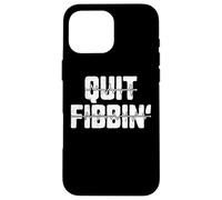 Quit Fibbin Atrial Fibrillation Cardiology LPN Cardiac Nurse Coque pour iPhone 16 Pro Max