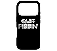 Quit Fibbin Atrial Fibrillation Cardiology LPN Cardiac Nurse Coque pour iPhone 17 Pro