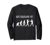Quit Following Me! Funny Evolution of The Human Race Earth Manche Longue