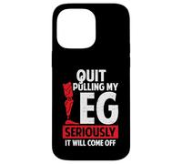 Quit Pulling My Leg Funny Leg Arm Amputee Handicap Humour Pun Coque pour iPhone 14 Pro Max