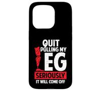 Quit Pulling My Leg Funny Leg Arm Amputee Handicap Humour Pun Coque pour iPhone 15 Pro