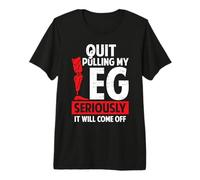 Quit Pulling My Leg Funny Leg Arm Amputee Handicap Humour Pun T-Shirt Haut de Gamme
