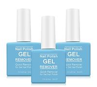 Quitaesmalte de Uñas 3 Paquete, Removedor de Uñas en Gel Mágico, Quita Fácil y Rápidamente el Esmalte de Uñas, No daña las Uñas, No necesita Película, Remojo o Envoltorio