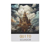 Quito Équateur，1000 Pièces Puzzle en Papier Créatif Éducatif Jigsaw Puzzle Jouet Anti-Stress pour Adultes Enfants Bricolage Jeux Parent-Enfant（38x26cm）-FK58