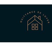 Quittance de Loyer: Carnet à Souche de 100 Feuillets | Format Horizontal 20,96 x 15,24cm | Adapté à Tout Type de Contrat Location | conforme aux obligations légales |