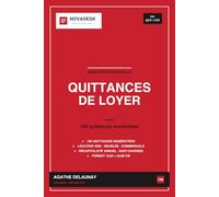 Quittances de loyer: 100 quittances numérotées, location vide, meublée ou commerciale