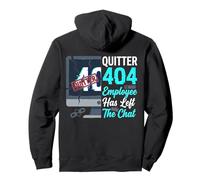 Quitter 404 Employee Has Left The Chat Office Adieu Sweat à Capuche
