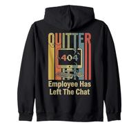 Quitter 404 Employee Has Left The Chat Office Adieu Sweat à Capuche