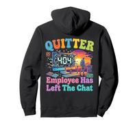 Quitter 404 Employee Has Left The Chat Office Adieu Sweat à Capuche