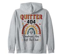 Quitter 404 Employee Has Left The Chat Office Adieu Sweat à Capuche