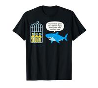 Quittez Votre Zone de Confort avec Citation Amusante Shark Diver T-Shirt