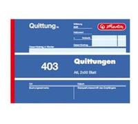 Quittung hz a6 2x40bl. sd herlitz 886622 G