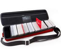 Quiver Time Red Quiver Étui de transport pour cartes à collectionner MTG (avec dragonne et bandoulière, séparateurs + 100 pochettes Apollo)