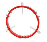 QuivyLivy Bague de montage d'objectif de télescope, support d'adaptateur de caméra d'astronomie, pince en alliage d'aluminium CNC, plaque à queue d'aronde, support d'objectif à vis de protection, 120