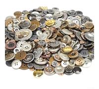 QuivyLivy Boutons en résine pour couture et loisirs créatifs, assortiment de boutons ronds de couleurs mélangées 12 mm à 28 mm pour remplacement de vêtements, scrapbooking, décoration, fabrication
