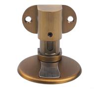 QuivyLivy Butée de porte magnétique réglable pour sol - Butée de porte invisible en alliage métallique discret avec réglage de la hauteur de 0 à 15 mm, sans vis et auto-adhésif (noir sku) (bronze