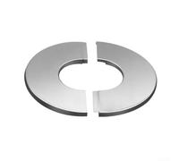 QuivyLivy Cache-tuyau de cheminée en acier inoxydable pour chaudières, rosace décorative résistante à la chaleur, anti-cernes de tuyau de poêle, résistant aux intempéries, réglable de 40 mm à 200 mm