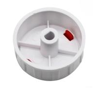 QuivyLivy Capuchon de bouton de rechange pour thermostat de chauffage à huile électrique, couvercle de bouton en plastique de 40 mm avec axe D et tige ronde compatible (1 pièce en forme de D)