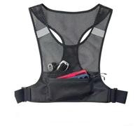 QuivyLivy Ceinture de Course Réfléchissante pour Nuit Noire | Éléments hautement réfléchissants, visibilité maximale, sécurité nocturne, courir risque, design prudent