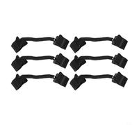 QuivyLivy Clips de couverture de piscine solaire résistants au vent pour une installation sécurisée, attaches en plastique ABS noir très résistantes aux UV pour couvertures solaires de piscine