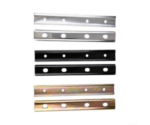 QuivyLivy Clips de fixation pour panier arrière de vélo, 16,7 x 2,3 cm | Kit de fixation en métal de 16,7 x 2,3 cm, construction en acier épais de qualité, charge stable pour le cyclisme