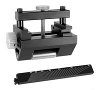 QuivyLivy Dispositif d'affûtage de burin qui maintient les outils à des angles cohérents pour uniformiser les bords des bords sur les surfaces de pierre à aiguiser, céramique ou diamant (noir)