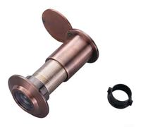 QuivyLivy Judas de porte anti-vol en alliage de zinc avec objectif grand angle et protection contre les regards indiscrets pour portes de 14 à 26 mm d'épaisseur, judas de porte de sécurité en métal (F