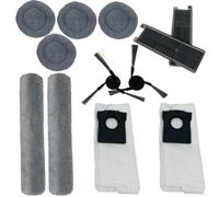 QuivyLivy Kit de pièces de rechange pour aspirateur, brosse latérale pour bords de sol, brosse à rouleau pour aspirateur robot Mova Z50 Ultra / Z5 / Z50-Pro
