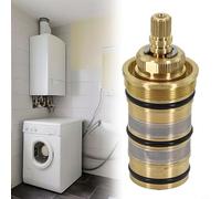 QuivyLivy Kit de remplacement de cartouche thermostatique en laiton - Noyau de réparation de robinet mitigeur de douche thermostatique pour une température de douche stable