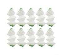 QuivyLivy Lot de 10 pièces pour abat-jour Coleman de rechange, 7 cm de | 7 cm de diamètre vert, tissu épais triple couche, pour lampes à gaz, kérosène propane, camping, travail de nuit