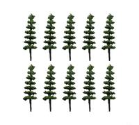 QuivyLivy Lot de 100 arbres à échelle N 50 mm de haut, accessoires de paysage, pour tables de sable, présentoirs d'architecture et décorations de fête de jardin