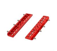 QuivyLivy Plaque à queue d'aronde en alliage d'aluminium rouge pour télescopes astronomiques, fente de guidage à double usage et rail de 44 mm, compatible avec les pinces Vixen (240 mm)