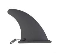 QuivyLivy Pour planche de surf, aileron central de 22,9 cm conçu pour | Aileron de surf en nylon de 22,9 cm avec dessus souple, longboard, boîte coulissante incluse, noir