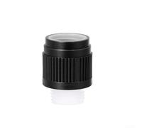 QuivyLivy Régulateur de débit d'eau pour pommeau de douche, valve de contrôle du débit d'eau en polypropylène, limiteur de débit de douche facile à installer, compatible avec la main (noir)