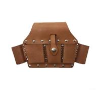 QuivyLivy Sac banane en cuir pour électricien avec cinq emplacements pour outils de taille standard et outils à main, compatible avec le positionnement de travail par ceinture (Quintuplicat)